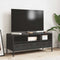 vidaXL - Tv-meubel - 101,5x39x43,5 - cm - koudgewalst - staal - zwart