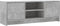 vidaXL - Tv-meubel - 102x30x37,5 - cm - bewerkt - hout - betongrijs