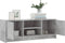 vidaXL - Tv-meubel - 102x30x37,5 - cm - bewerkt - hout - betongrijs