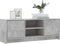 vidaXL - Tv-meubel - 102x30x37,5 - cm - bewerkt - hout - betongrijs