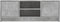 vidaXL - Tv-meubel - 102x30x37,5 - cm - bewerkt - hout - betongrijs