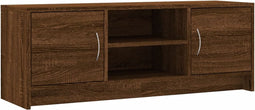 vidaXL - Tv-meubel - 102x30x37,5 - cm - bewerkt - hout - bruin - eikenkleur