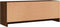 vidaXL - Tv-meubel - 102x30x37,5 - cm - bewerkt - hout - bruin - eikenkleur