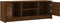 vidaXL - Tv-meubel - 102x30x37,5 - cm - bewerkt - hout - bruin - eikenkleur