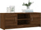 vidaXL - Tv-meubel - 102x30x37,5 - cm - bewerkt - hout - bruin - eikenkleur