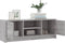 vidaXL - Tv-meubel - 102x30x37,5 - cm - bewerkt - hout - grijs - sonoma - eikenkleurig