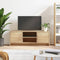 vidaXL - Tv-meubel - 102x30x37,5 - cm - bewerkt - hout - sonoma - eikenkleurig