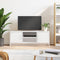 vidaXL - Tv-meubel - 102x30x37,5 - cm - bewerkt - hout - wit