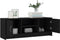 vidaXL - Tv-meubel - 102x30x37,5 - cm - bewerkt - hout - zwart