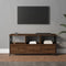 vidaXL - Tv-meubel - 102x33x45 - cm - bewerkt - hout - en - ijzer - bruin - eikenkleur