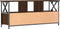 vidaXL - Tv-meubel - 102x33x45 - cm - bewerkt - hout - en - ijzer - bruin - eikenkleur