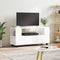 vidaXL - Tv-meubel - 102x34,5x43 - bewerkt - hout - hoogglans - wit
