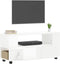 vidaXL - Tv-meubel - 102x34,5x43 - bewerkt - hout - hoogglans - wit