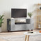 vidaXL - Tv-meubel - 102x34,5x43 - cm - bewerkt - hout - betongrijs