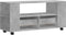 vidaXL - Tv-meubel - 102x34,5x43 - cm - bewerkt - hout - betongrijs