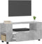vidaXL - Tv-meubel - 102x34,5x43 - cm - bewerkt - hout - betongrijs