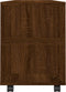 vidaXL - Tv-meubel - 102x34,5x43 - cm - bewerkt - hout - bruin - eikenkleur