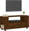 vidaXL - Tv-meubel - 102x34,5x43 - cm - bewerkt - hout - bruin - eikenkleur
