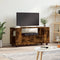 vidaXL - Tv-meubel - 102x34,5x43 - cm - bewerkt - hout - gerookt - eikenkleurig