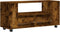 vidaXL - Tv-meubel - 102x34,5x43 - cm - bewerkt - hout - gerookt - eikenkleurig