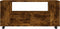 vidaXL - Tv-meubel - 102x34,5x43 - cm - bewerkt - hout - gerookt - eikenkleurig