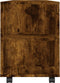 vidaXL - Tv-meubel - 102x34,5x43 - cm - bewerkt - hout - gerookt - eikenkleurig