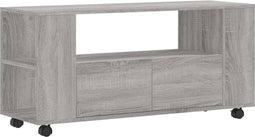 vidaXL - Tv-meubel - 102x34,5x43 - cm - bewerkt - hout - grijs - sonoma - eikenkleurig