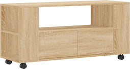 vidaXL - Tv-meubel - 102x34,5x43 - cm - bewerkt - hout - sonoma - eikenkleurig