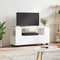 vidaXL - Tv-meubel - 102x34,5x43 - cm - bewerkt - hout - wit