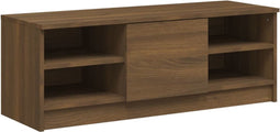 vidaXL - Tv-meubel - 102x35,5x36,5 - cm - bewerkt - hout - bruin - eikenkleur