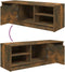 vidaXL - Tv-meubel - 102x35,5x36,5 - cm - bewerkt - hout - bruin - eikenkleur