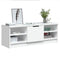 vidaXL - Tv-meubel - 102x35,5x36,5 - cm - bewerkt - hout - wit