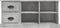 vidaXL - Tv-meubel - 102x35,5x47,5 - cm - bewerkt - hout - betongrijs