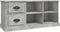 vidaXL - Tv-meubel - 102x35,5x47,5 - cm - bewerkt - hout - betongrijs