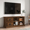 vidaXL - Tv-meubel - 102x35,5x47,5 - cm - bewerkt - hout - bruin - eikenkleur