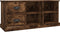 vidaXL - Tv-meubel - 102x35,5x47,5 - cm - bewerkt - hout - gerookt - eikenkleurig