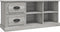 vidaXL - Tv-meubel - 102x35,5x47,5 - cm - bewerkt - hout - grijs - sonoma - eikenkleur