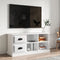 vidaXL - Tv-meubel - 102x35,5x47,5 - cm - bewerkt - hout - hoogglans - wit