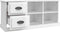 vidaXL - Tv-meubel - 102x35,5x47,5 - cm - bewerkt - hout - hoogglans - wit