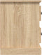 vidaXL - Tv-meubel - 102x35,5x47,5 - cm - bewerkt - hout - sonoma - eikenkleurig
