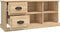 vidaXL - Tv-meubel - 102x35,5x47,5 - cm - bewerkt - hout - sonoma - eikenkleurig