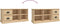 vidaXL - Tv-meubel - 102x35,5x47,5 - cm - bewerkt - hout - sonoma - eikenkleurig