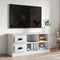 vidaXL - Tv-meubel - 102x35,5x47,5 - cm - bewerkt - hout - wit