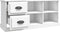 vidaXL - Tv-meubel - 102x35,5x47,5 - cm - bewerkt - hout - wit
