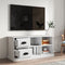 vidaXL - Tv-meubel - 102x35,5x47,5 - cm - bewerkt - hout - wit