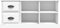 vidaXL - Tv-meubel - 102x35,5x47,5 - cm - bewerkt - hout - wit