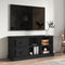 vidaXL - Tv-meubel - 102x35,5x47,5 - cm - bewerkt - hout - zwart