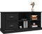 vidaXL - Tv-meubel - 102x35,5x47,5 - cm - bewerkt - hout - zwart
