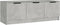 vidaXL - Tv-meubel - 102x35x36,5 - cm - bewerkt - hout - betongrijs