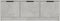 vidaXL - Tv-meubel - 102x35x36,5 - cm - bewerkt - hout - betongrijs